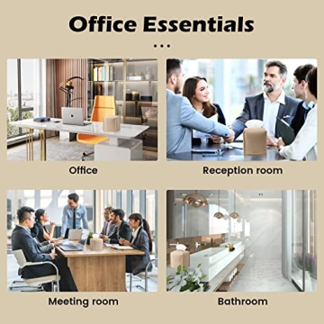 Modern PU Leather Tissue Box Cover for Home and Office