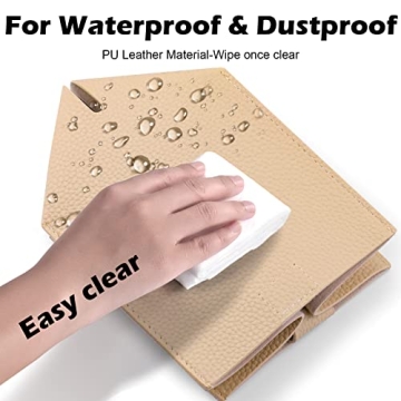 Modern PU Leather Tissue Box Cover for Home and Office