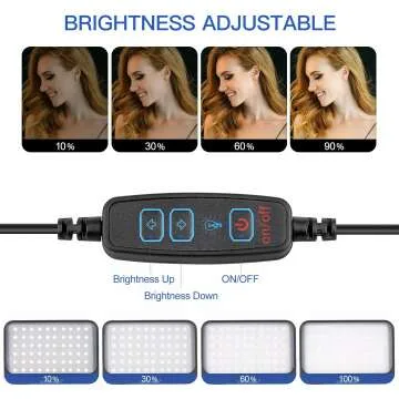 UBeesize LED Video Light Kit for Streamers & Creators