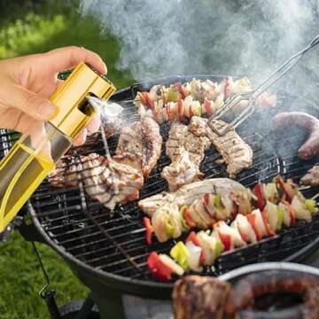 Oil Sprayer Mister, 100ml Vegetable Oil Dispenser, Multipurpose Cooking Olive Oil Spritzer, Oil Spra...
