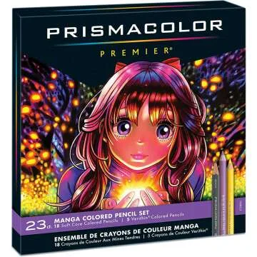 Prismacolor 23 Pack Manga Colored Pencils Set