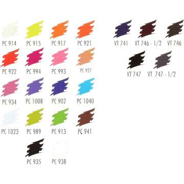 Prismacolor 23 Pack Manga Colored Pencils Set