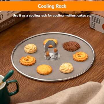 Snowyee Splatter Screen for Frying Pan - Easy Cleanup!