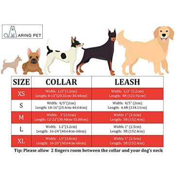 Soft Velvet Dog Collar and Leash Set - ARING PET