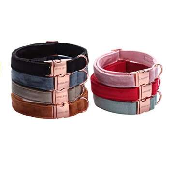 Soft Velvet Dog Collar and Leash Set - ARING PET