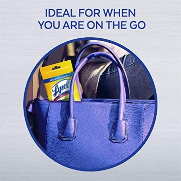 Lysol Disinfecting Wipes To-Go Pack for Hygiene Travel