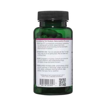 Vitanica FemVitality Libido Supplement for Women, Natural Female Libido Booster for Women, Increases Intimate Drive, Desire and Stamina, Helps Vaginal Dryness, Vegan 60 Capsules