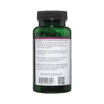 Vitanica FemVitality Libido Supplement for Women, Natural Female Libido Booster for Women, Increases Intimate Drive, Desire and Stamina, Helps Vaginal Dryness, Vegan 60 Capsules