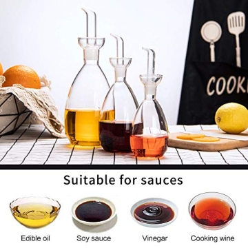 Elegant Affogato Glass Oil Bottle for Kitchen Use