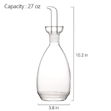 Elegant Affogato Glass Oil Bottle for Kitchen Use