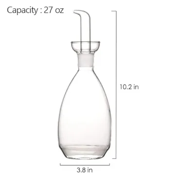 Elegant Affogato Glass Oil Bottle for Kitchen Use