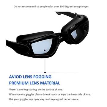 SBORTI 2 Pack Adult Swimming Goggles,No Leaking,Anti Fog,UV Protection Swim Glasses for Men Women Water Goggles (Black and Pink)