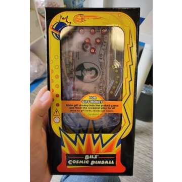 BILZ Cosmic Pinball Maze Game Gift Card Holder- 2 pack - Play the Pinball Game, Release the Cash- Ho...