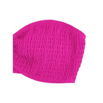 SweatyRocks Women's Stylish Ribbed Two-Piece Swimsuit