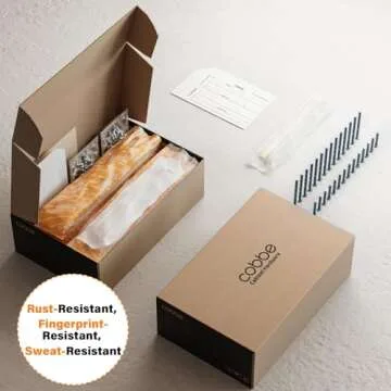 Cobbe Elite 10 Pack Luxurious Brushed Gold Cabinet Pulls, 3 Inch Hole Center, Handles for Kitchen Bathroom Cabinets & Drawers