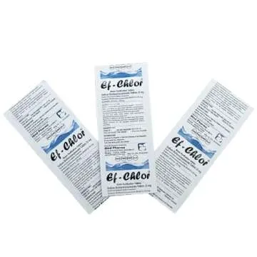 Ef-Chlor Water Purification Tablets/Pills 33 mg - Pack of 100 Tablets - Potable Drinking Water Treatment Ideal for Emergencies, Survival, Travel, and Camping, Purifies 2.64 Gallons in 1 Tablet