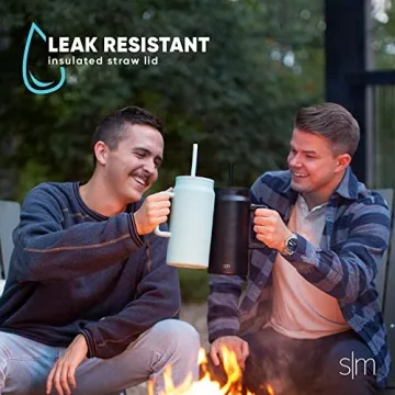 Insulated 50oz Stainless Steel Tumbler with Straw Lid