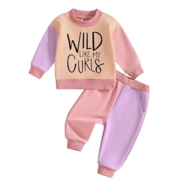 Stylish WZTYYDS Toddler Clothes Set for Fall Winter 1T-5T