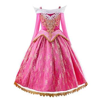 Enchanting JerrisApparel Pink Princess Costume for Kids with Accessories