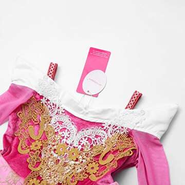 JerrisApparel Girls Princess Costume for Halloween Dress Up