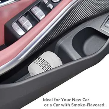 HOMIKE Refrigerator Deodorizer, Odor Eliminator,Last up to 10 Years for Car,Closet,Shoes Cabinet,Fridge and Freezer,Outperforms Baking Soda and Activated Carbon(White)