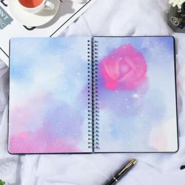 SIIXU Space Spiral Notebook - Creative Writing Journal