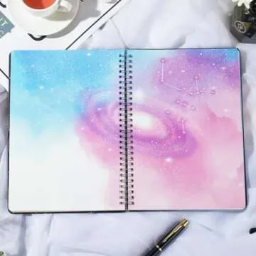 SIIXU Space Spiral Notebook - Creative Writing Journal