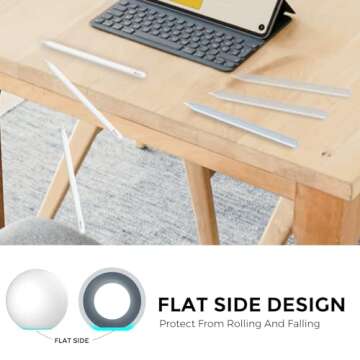 AhaStyle 2 Pack Silicone Apple Pencil (USB-C) Case 2023 Ultra Thin Proteative Cover Skin Apple Pencil Sleeve Anti-Slip Grip Compatible with Apple Pencil USB C (Light Blue & Pink)