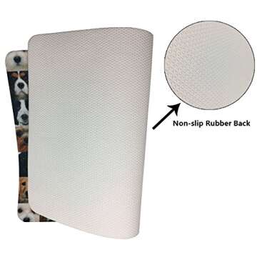 Coloranimal Christmas Doormat - We're All Mad Here Design