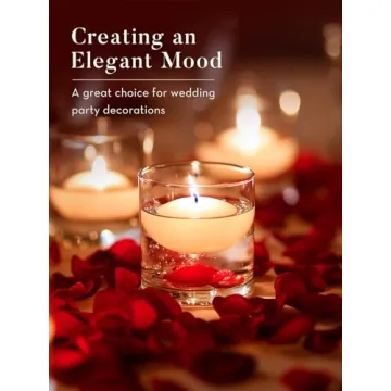 Buy Ashlux White Floating Candles 2 inch 24 Pack