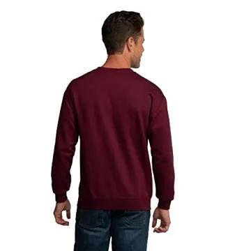 Fruit of the Loom Men's Eversoft Fleece Crewneck Sweatshirt - Perfect for Layering and Everyday Wear...