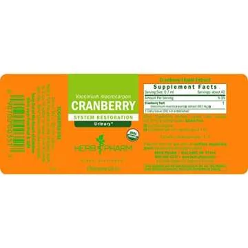 Cranberry Liquid Extract for Urinary Tract Support - Organic