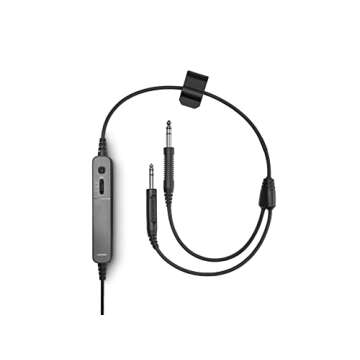 Bose Proflight Series 2 Aviation Headset, Non-Bluetooth, 5 Pin XLR Cable, Black