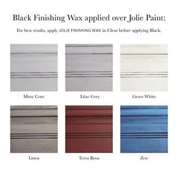 Jolie Finishing Wax - Odor-Free Protective Topcoat - Black