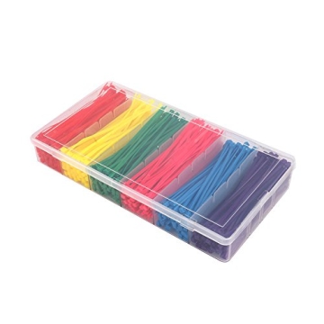 Colorful 4-Inch Zip Ties for Crafting and Organizing