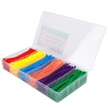 Colorful 4-Inch Zip Ties for Crafting and Organizing