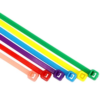 Colorful 4-Inch Zip Ties for Crafting and Organizing