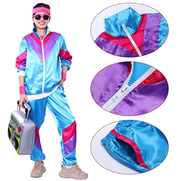 Alaiyaky 80s Men's Tracksuit - Retro Costume for Parties
