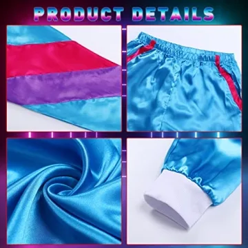 Alaiyaky 80s Men's Tracksuit - Retro Costume for Parties