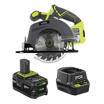 RYOBI 18V Cordless Circular Saw Kit - Perfect for DIY Home Projects
