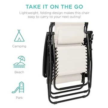 Folding Zero Gravity Chair with Adjustable Canopy Shade