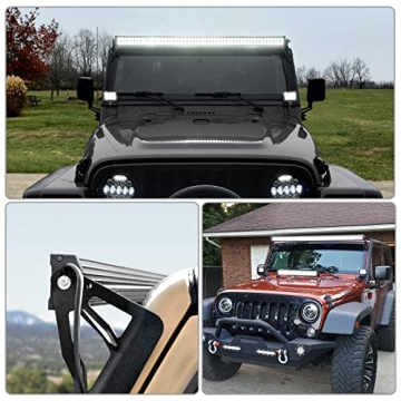 YITAMOTOR LED Light Bar 300W Brightness 52 Inch Combo 2pcs