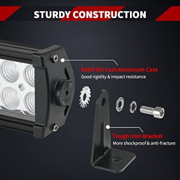 YITAMOTOR LED Light Bar 300W Brightness 52 Inch Combo 2pcs