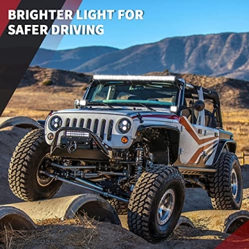 YITAMOTOR LED Light Bar 300W Brightness 52 Inch Combo 2pcs