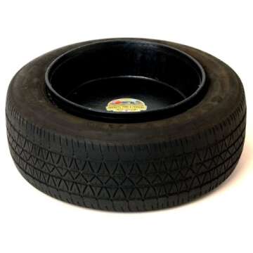 Durable Little Giant Farm & Ag HP-3 Rubber Feed Pan for Your Livestock