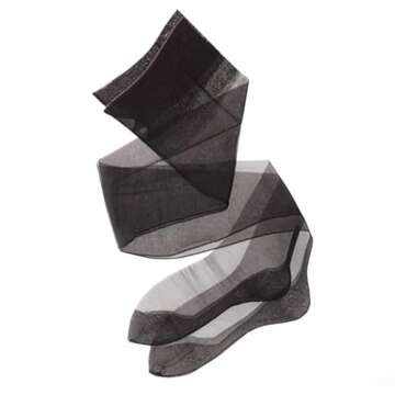 Stylish Manguo Women's Thigh High Sheer Stockings with Silicone Grip