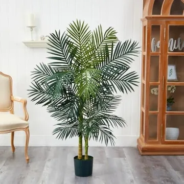 Nearly Natural Golden Cane Palm Artificial Tree 5ft