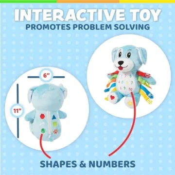 Interactive Plush Barkley Dog for Toddler Learning Fun