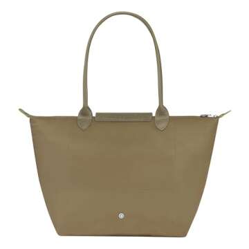 Longchamp Le Pliage Large Shoulder Tote Bag, Artichoke