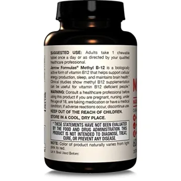 Jarrow Methyl B-12 5000 mcg Energy Brain Support
